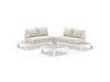 White / Travertino / Beech