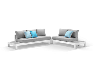 Aspen Ceramic Platform in White / Light Grey / Grey Chine / 5 Seater 2LH-3RH / Without Coffee Table_1