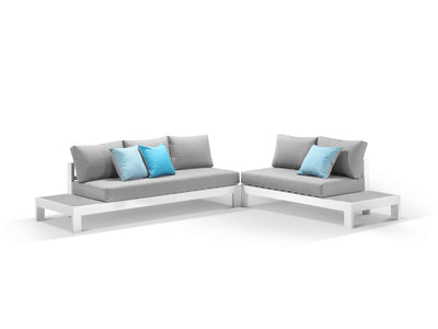Aspen Ceramic Platform in White / Light Grey / Grey Chine / 5 Seater 2LH-3RH / Without Coffee Table_1