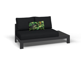Aspen Ceramic Platform | Outdoor Lounge Setting in Charcoal / Sooty / Dark Grey / 5 Seater 2LH-3RH / Aspen Corner Table_5