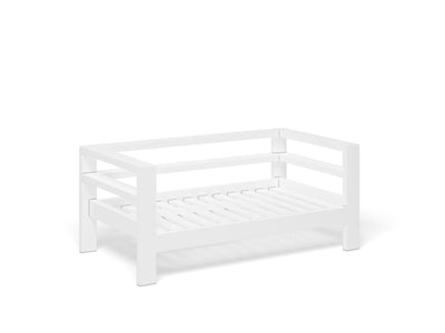 Aspen Outdoor Lounge in White / Grey Chine / 2 Seater.