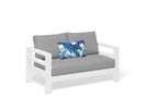 White / Grey Chine / 2 Seater