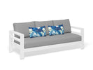 White / Grey Chine / 3 Seater