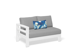 Aspen Modular | Outdoor Lounge Setting in White / Grey Chine / 6 Seater / Adele 140x63cm_6