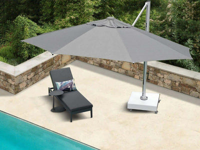 Aspen Outdoor Sunlounge in Charcoal / Sooty 8.