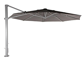 Asta 4m Octagonal Cantilever Outdoor Umbrella in Canvas Coal