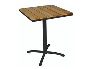 Aurora Outdoor Side Table - side view.