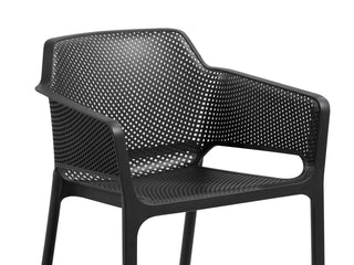 Barcelona Table & Bailey Chairs | Outdoor Dining Setting in Charcoal 4