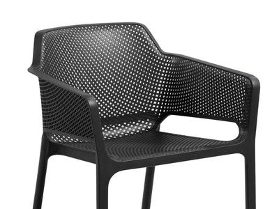 Adele Table & Bailey Chairs | Outdoor Dining Setting in Charcoal / 9pc 220cm_4
