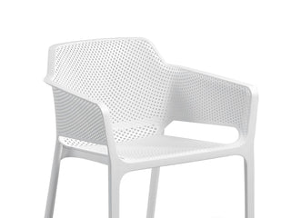Bailey Outdoor Dining Chair in White 2.