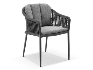 Bali Dining Chair Back Cushion in Smoke 1