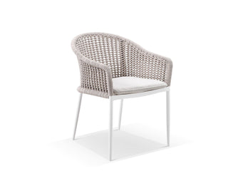 Adele Table & Bali Chairs | Outdoor Dining Setting in White / 9pc 220cm_3