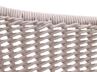 Bali Outdoor Lounge Setting in White / Latte / Beech / Without Coffee Table_2