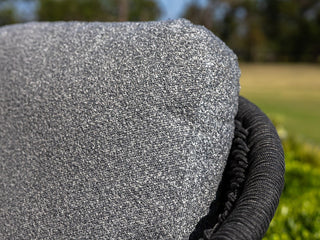 Bali Outdoor Lounge Setting in Charcoal / Carbon / Smoke / Without Coffee Table_9