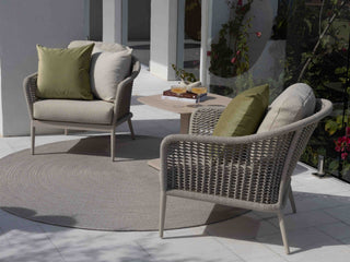 Bali Outdoor Armchair in Dune / Parchment / Beech 5