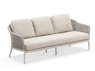 Bali Outdoor Lounge in Dune / Parchment / Beech
