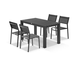 Adele Table with Balkoni Chairs 5pc Outdoor Dining Setting_1