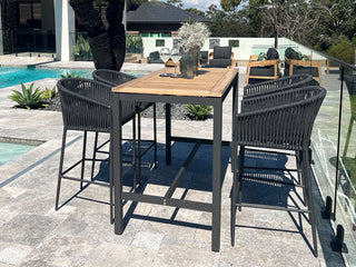 Barcelona Table & Gizella Chairs | Outdoor Bar Setting_5