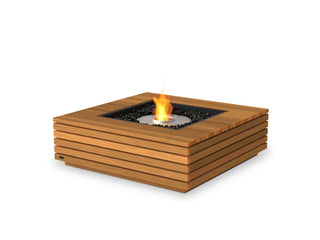Ecosmart Base 40 Outdoor Fire Table in Teak
