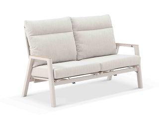 Bella Reclining Outdoor Lounge in Dune / Almond