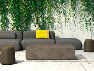 Dash 50 Outdoor Coffee Table in Natural - lifestyle.