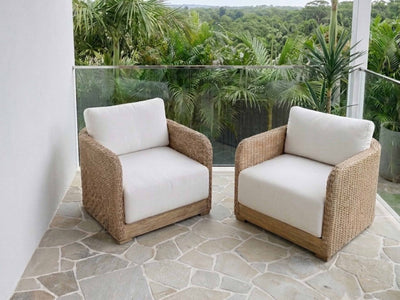 Bodrum Sofa Set | Outdoor Lounge Setting in Without Coffee Table