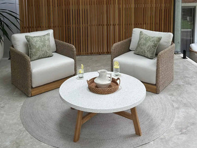 Bodrum Sofa Set | Outdoor Lounge Setting in Kubu Coffee Table