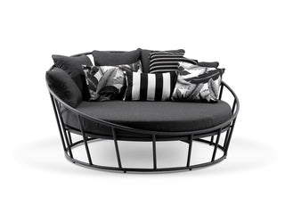 Bora Outdoor Daybed in Charcoal / Coal