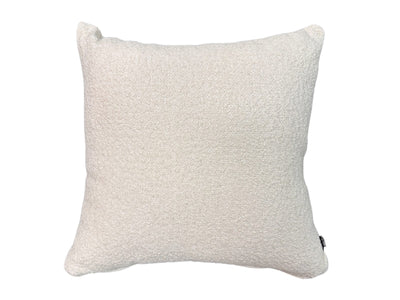 Stradbroke Boucle Ivory Outdoor Cushion in Ivory.