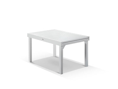 Bronte Extension Table & Verde Chairs | Outdoor Dining Setting in White / Light Grey / 9pc 270_5