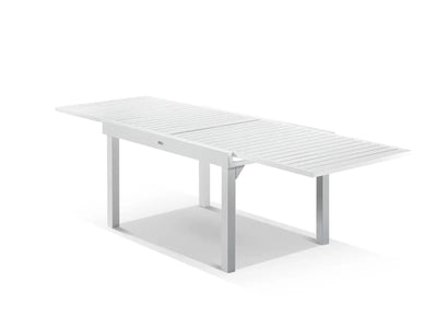 Bronte Extension Table & Bailey Chairs | Outdoor Dining Setting in White / 9pc 270_3