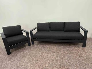 FLOORSTOCK SALE- Albany 2pc Outdoor Aluminium Lounge Setting_1