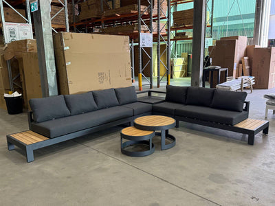 FLOORSTOCK SALE- Aspen Platform 7 Seater Outdoor Lounge_1