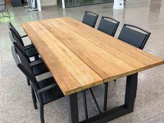 FLOORSTOCK SALE- Laguna Table with Verde Chairs 7pc Outdoor Dining Setting_1