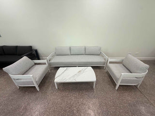 FLOORSTOCK SALE- Pasadena 4pc Aluminium Outdoor Lounge Setting_1
