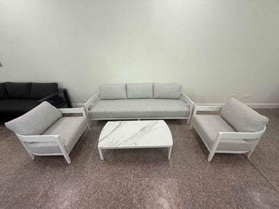 FLOORSTOCK SALE- Pasadena 4pc Aluminium Outdoor Lounge Setting_1