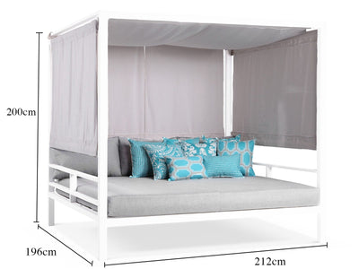 Cabana Outdoor Daybed in White 2.