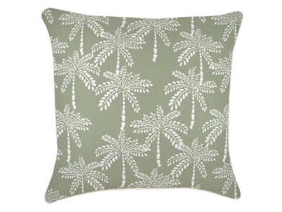 Cabana Palms Outdoor Cushion in Sage / 45x45cm