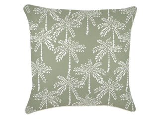 Cabana Palms Outdoor Cushion in Sage / 60x60cm
