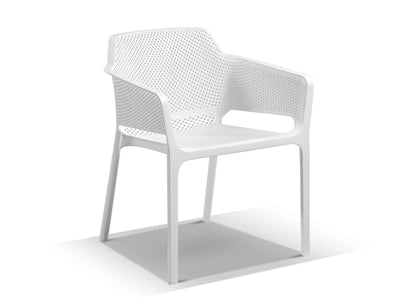 Bronte Extension Table & Bailey Chairs | Outdoor Dining Setting in White / 9pc 270_4