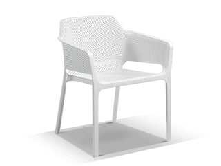 Adele Table & Bailey Chairs | Outdoor Dining Setting in White / 9pc 220cm_4