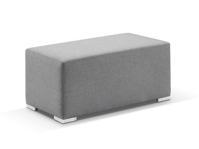 SUNSHINE COAST FLOOR STOCK SALE - Cubix 45 x 90 Sunbrella Ottoman - Cast Slate_2