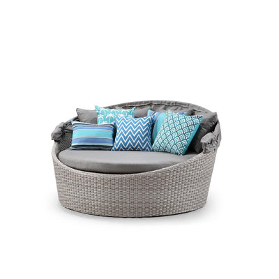 Cebu Outdoor Daybed in Elk / Carbon Beige 1
