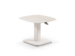 Chania Lift Outdoor Coffee Table in Dune / Travertino / 65 x 65cm 1