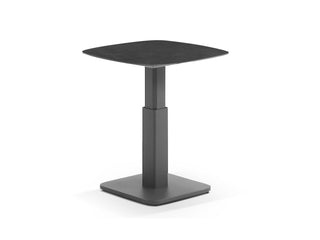 Chania Lift Outdoor Side Table in Charcoal / Graphite