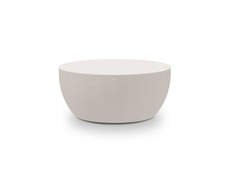 Curv 30 Outdoor Coffee Table in Bone