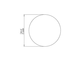 Circ 40 Outdoor Coffee Table in Natural 1