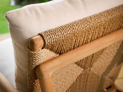 Corsica Sofa Set | Outdoor Lounge Setting in Teak / Bix / Lopi Marble / 4 Seater / Float Coffee Table_11