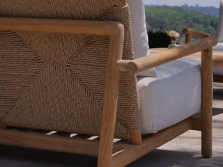 Corsica Outdoor Armchair - close-up.