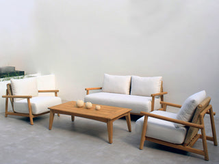 Corsica Sofa Set | Outdoor Lounge Setting in Teak / Bix / Lopi Marble / 4 Seater / Ubud Coffee Table_1